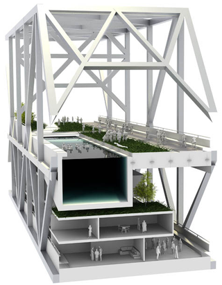 Illustration for article titled Transforming the Old Bay Bridge Into a Park for Adventure Tourists